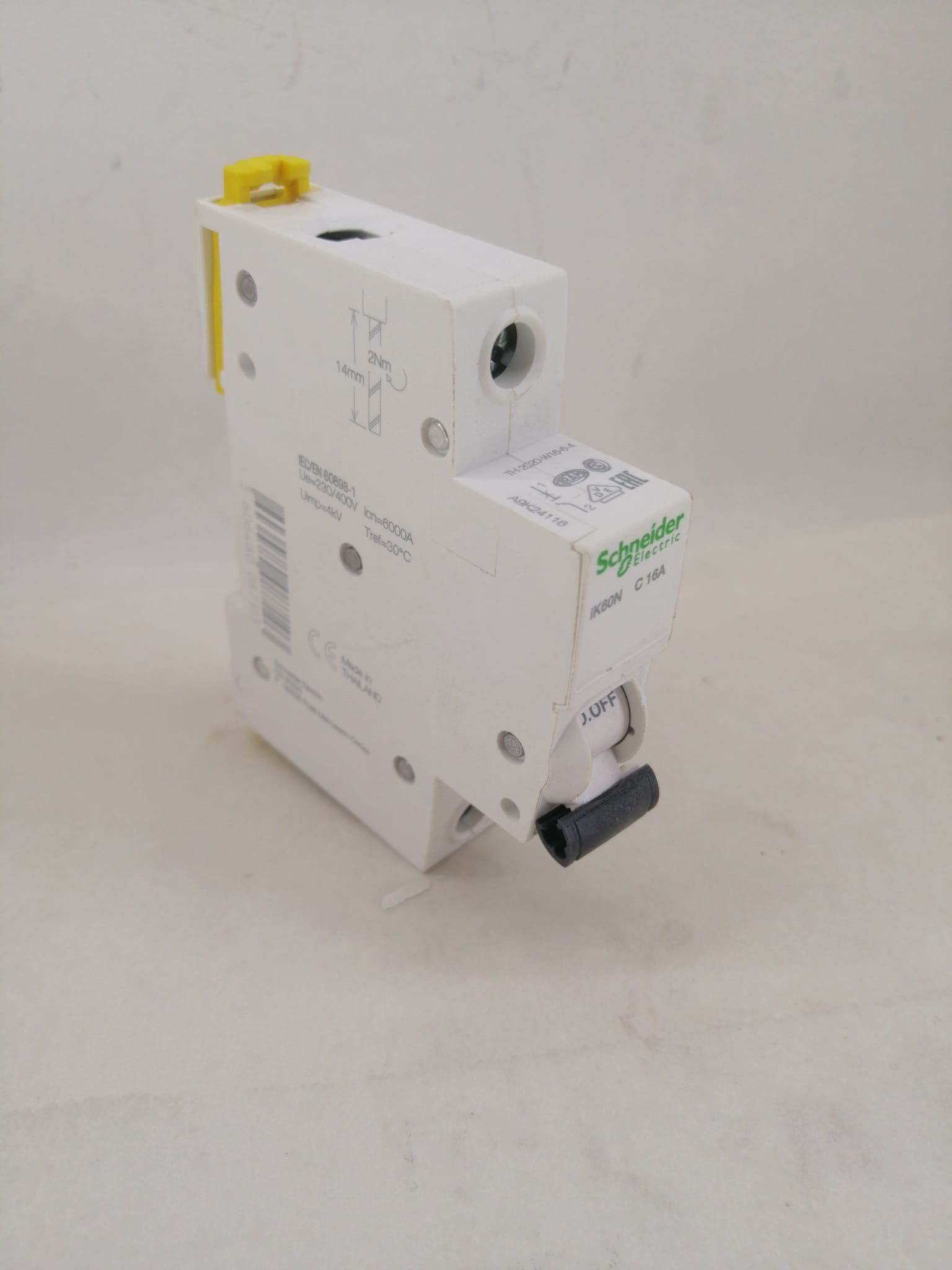 C Tipi 1x6A Otomatik Sigorta