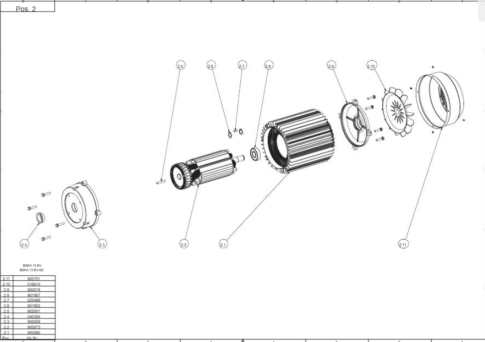 EISEMANN Alternatör Motor Arka Kapak