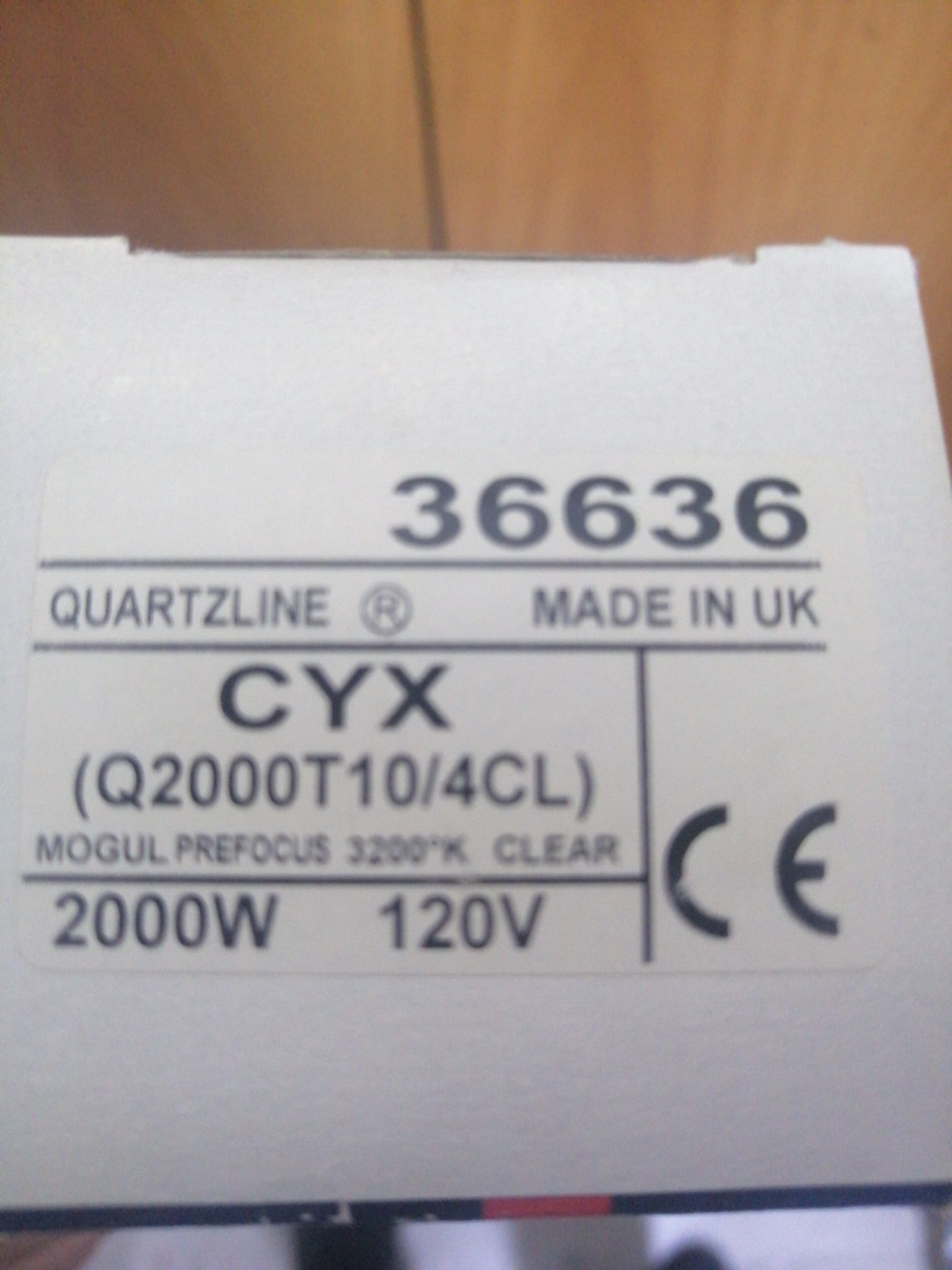 Francis Projektör Halojen Ampulü (115V 2KW)