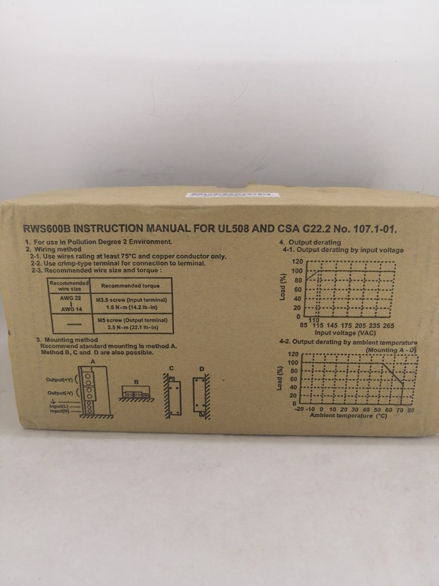36V 16.7A 601W Güç Kaynağı (Power Supply)