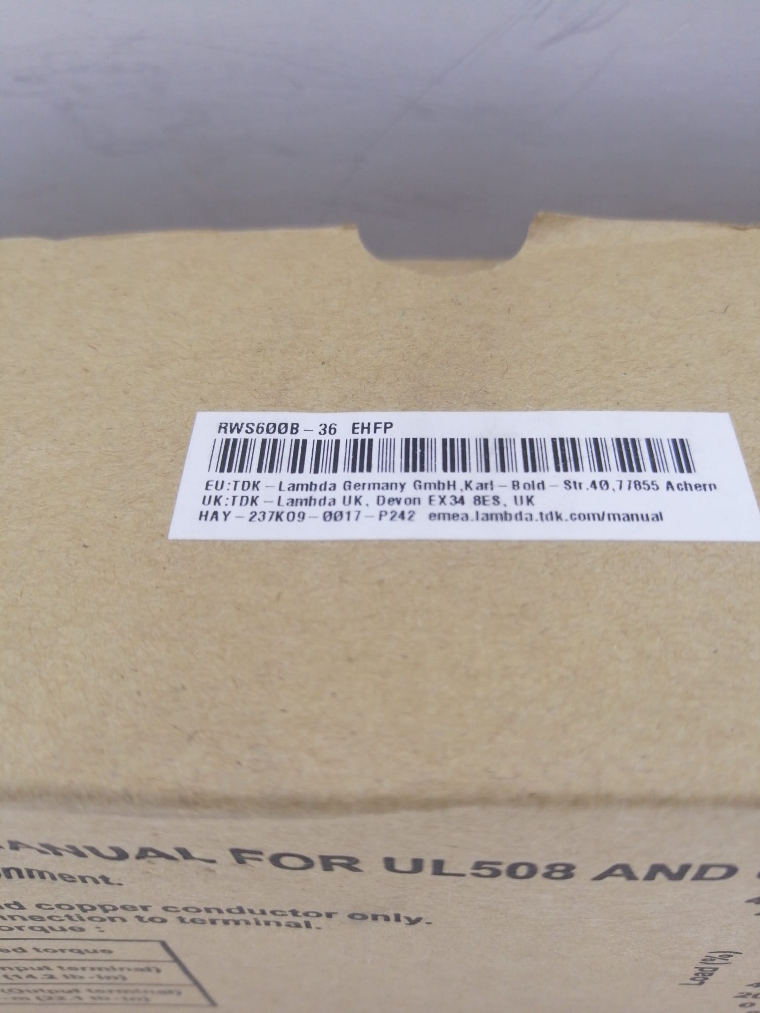 36V 16.7A 601W Güç Kaynağı (Power Supply)